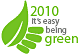 Logo: 2010-It's easy being green